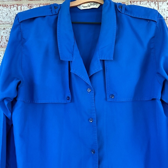 Diane Von Furstenberg Vintage Button Down Shirt size 14 - Picture 2 of 6